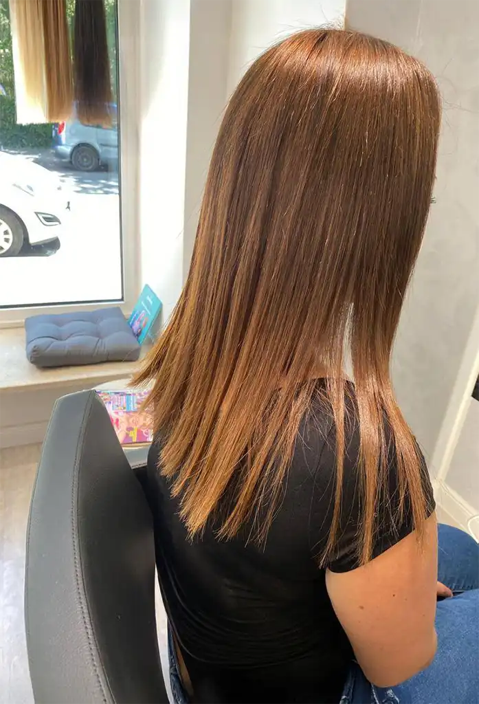 Nach Keratin Glättiung